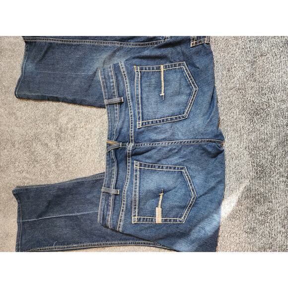 ARIAT Rebar Mid-Rise Boot Cut Women's Denim Jeans Siize 34R - Picture 3 of 9